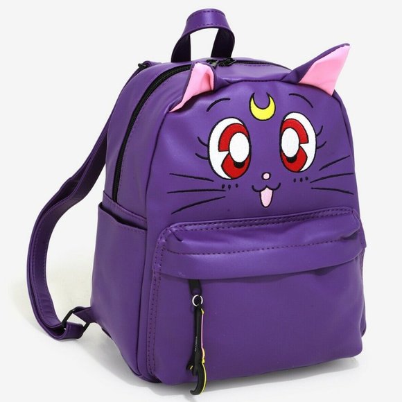 Sailor Moon Luna 3D Ears Mini Backpack Purple - Picture 8 of 9